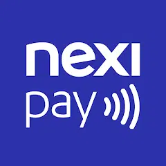 Nexi pay logo blau weiß<br />
