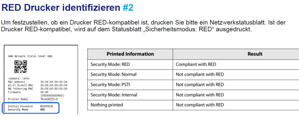 Deaktivierung von RED Security bei Epson TM-M30III 1 Red2